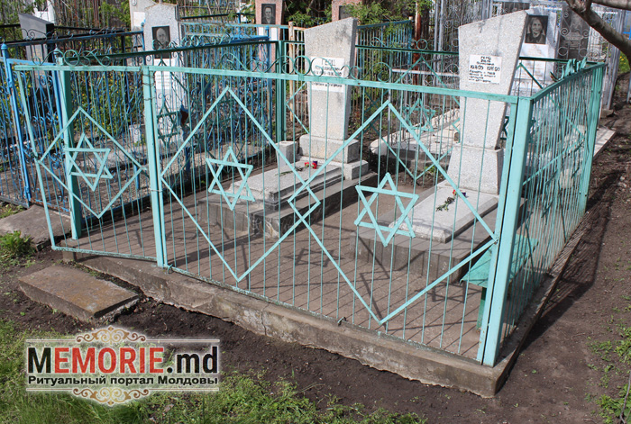 уборка могилы на Еврейском кладбище в Бельцах