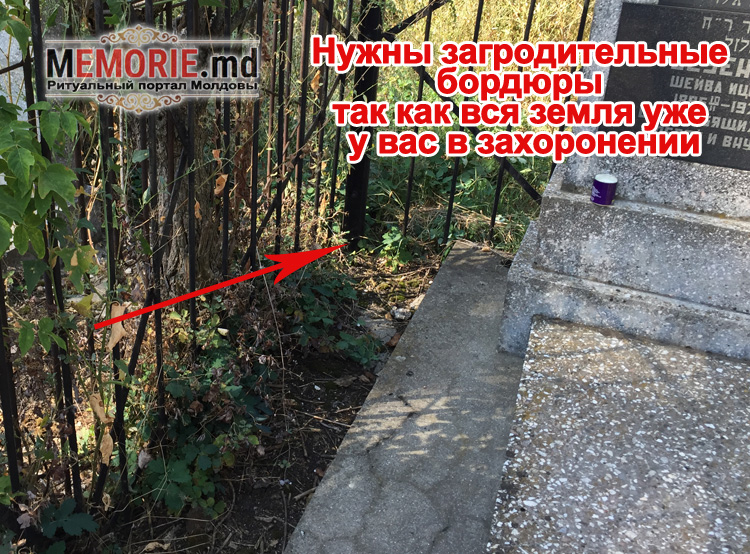 Ремонт захоронения на Еврейском кладбище в Бельцах