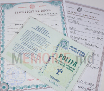 Certificatul medical de deces Moldova
